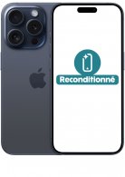 Visuel iPhone 15 Pro Bleu reconditionné 