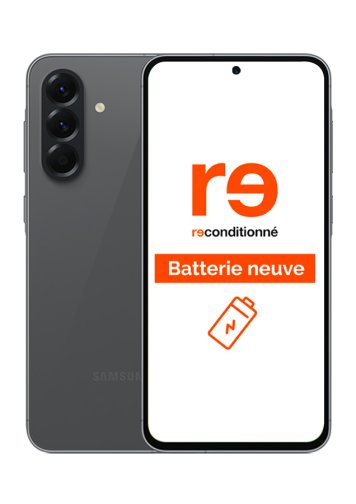 Samsung Galaxy A56 Noir 128Go reconditionné Batterie neuve