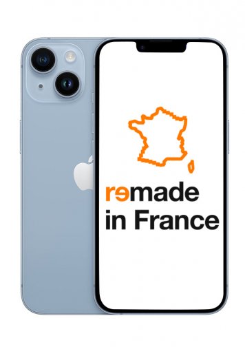 iPhone 14 Noir 128Go Reconditionné Très Bon Etat Remade in France