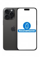 iPhone 15 Pro Max Noir 256Go Reconditionné Très bon état