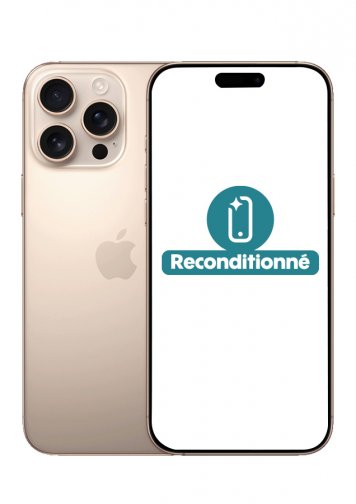 iPhone 16 Pro Max Or 256Go Reconditionné Excellent Etat