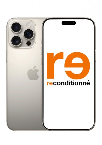 iPhone 16 Pro Max Titane 256Go Reconditionné Excellent Etat