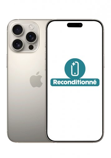 iPhone 16 Pro Max Titane 256Go Reconditionné Excellent Etat