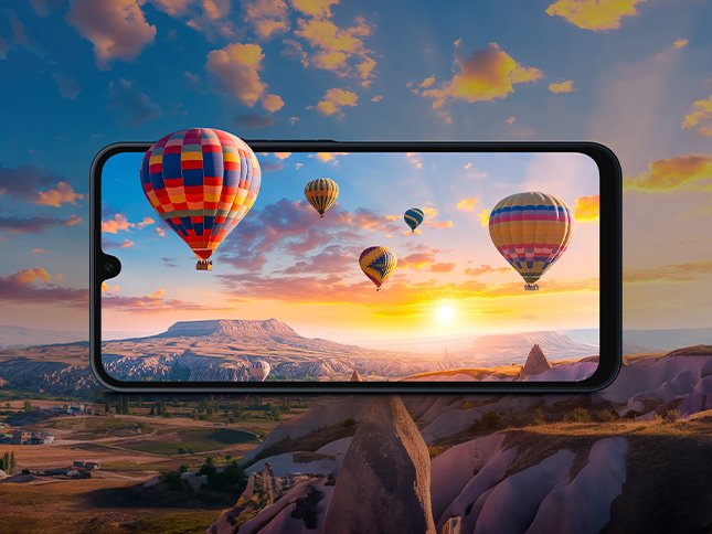 Un grand écran immersif de 6,7'' aux couleurs vibrantes