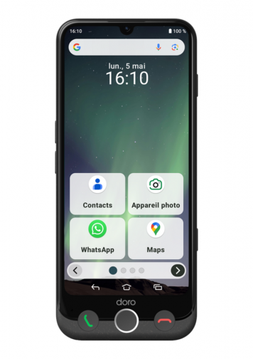 Doro Aurora A30 Gris Foncé 128Go : image de face