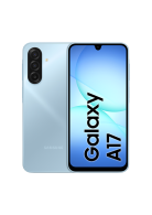 Samsung Galaxy A17 4G Bleu 128Go : image de face et de dos