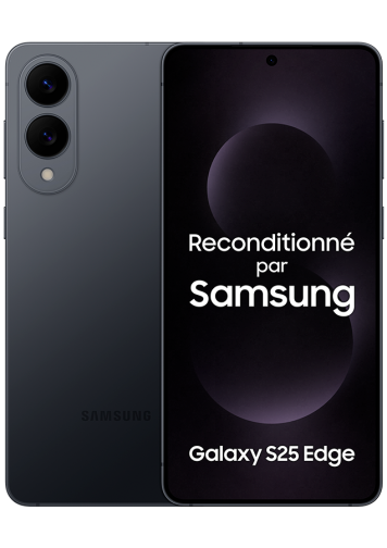 Samsung Galaxy S25 Edge Noir 256Go Reconditionné Parfait état