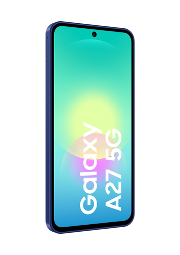 Samsung Galaxy A27 5G Bleu 128Go - face droit