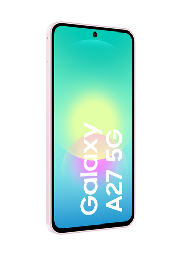 Samsung Galaxy A27 rose 128 Go face droite