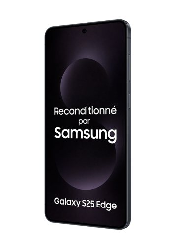 Samsung Galaxy S25 Edge Noir 256Go Reconditionné Parfait état
