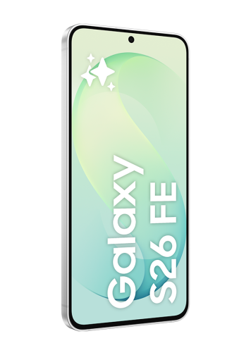 Samsung Galaxy S26 FE vert d'eau 128 Go de 3/4