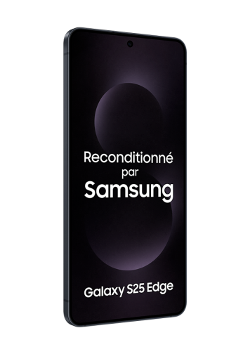 Samsung Galaxy S25 Edge Noir 256Go Reconditionné Parfait état