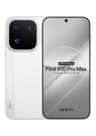 Oppo FindX 10 Pro Max Blanc Lune de face et de dos