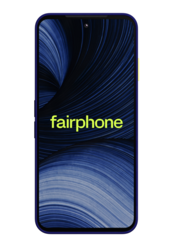 Fairphone Gen.6+ 5G bleu cobalt de face 