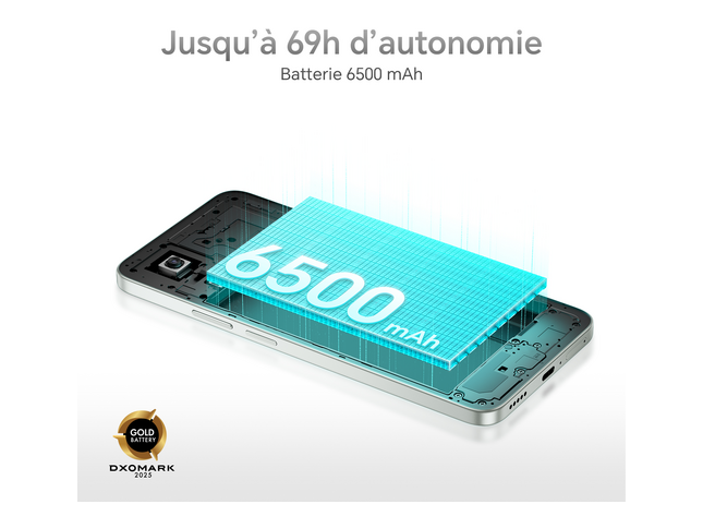 Jusqu’à 69h d’autonomie