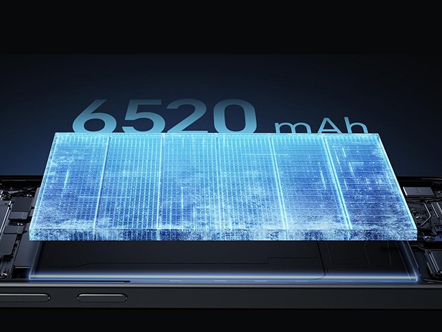 Autonomie jusqu’à 2 jours grâce à la batterie 6520 mAh