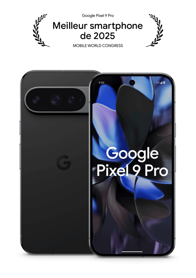 Google Pixel 9 Pro noir obsidienne 512 Go avec Gemini