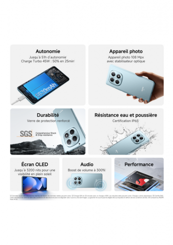 Xiaomi Redmi Note 15 5G Noir 256 Go