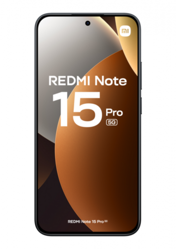 Xiaomi Redmi Note 15 Pro 5G Noir 256 Go : image de face