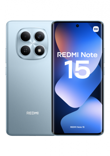 Xiaomi Redmi Note 15 4G 128 Go : image de face et de dos