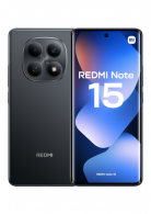 Xiaomi Redmi Note 15 4G Noir 128 Go : image de face et dos