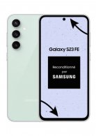 Samsung Galaxy S23 FE Vert 128Go Reconditionné Parfait Etat : image de face et de dos