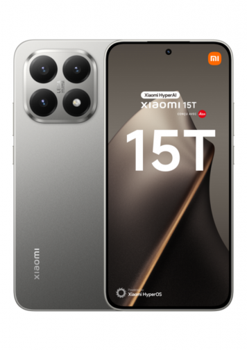 Xiaomi 15T Gris 256Go : image de face et de dos