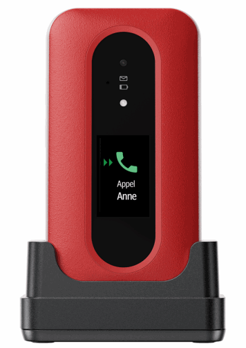 Doro Leva L30 Rouge sur socle