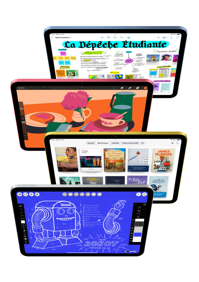 Apple iPad 11 pouces Wi-Fi  Argent 128Go (2025)