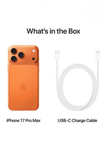 Apple iPhone 17 Pro Max 5G+ Orange cosmique 512Go