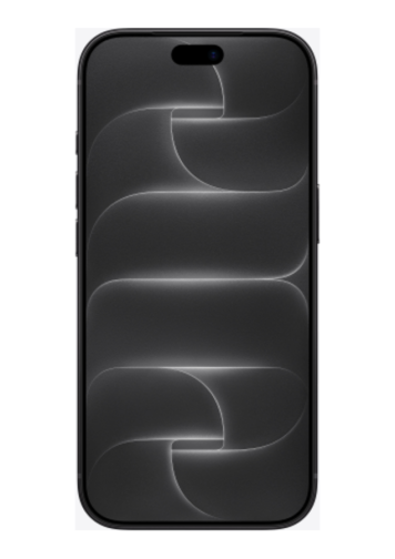 Visuel de face de l'iPhone 18 Pro Noir 