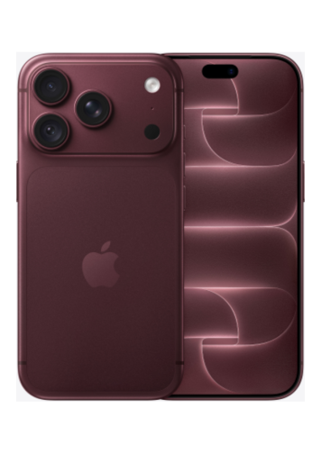 Visuel de dos et de face de  l'iPhone 18 Pro Bordeaux 