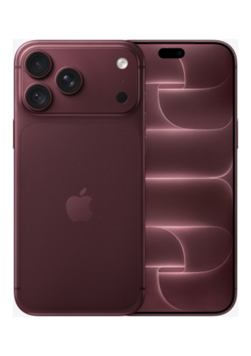 Visuel de dos et de face de l'iPhone 18 Pro Max Bordeaux