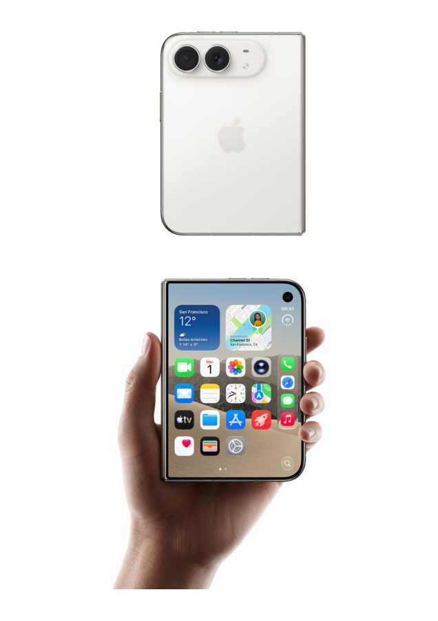 Apple iPhone Duo Blanc stellaire 256 Go
