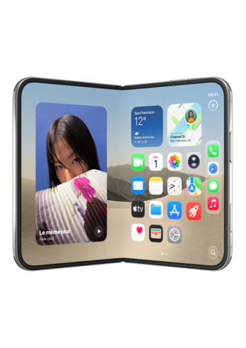 Apple iPhone Duo Blanc stellaire 256 Go