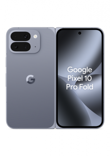 Google Pixel 10 Pro Fold Quartz Gris 256Go : image de dos et de face