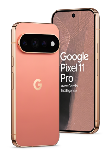 Google Pixel 11 Pro 5G+ rose pêche 256 Go