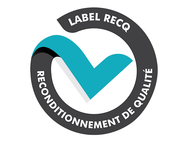 Photo logo label reconditionné