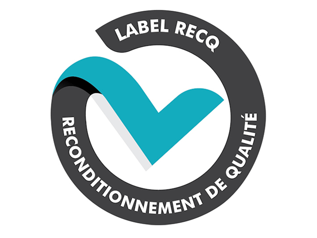 Photo logo label reconditionné