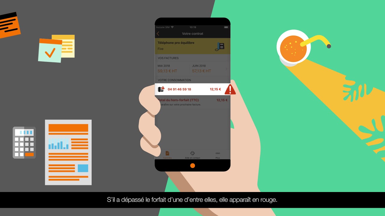 #4 Application Orange Pro : suivre sa conso