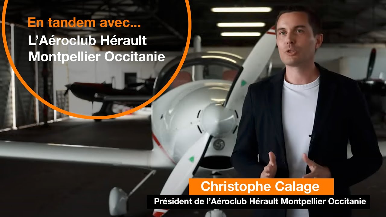 En Tandem - Christophe Calage - Aéroclub Hérault Montpellier Occitanie