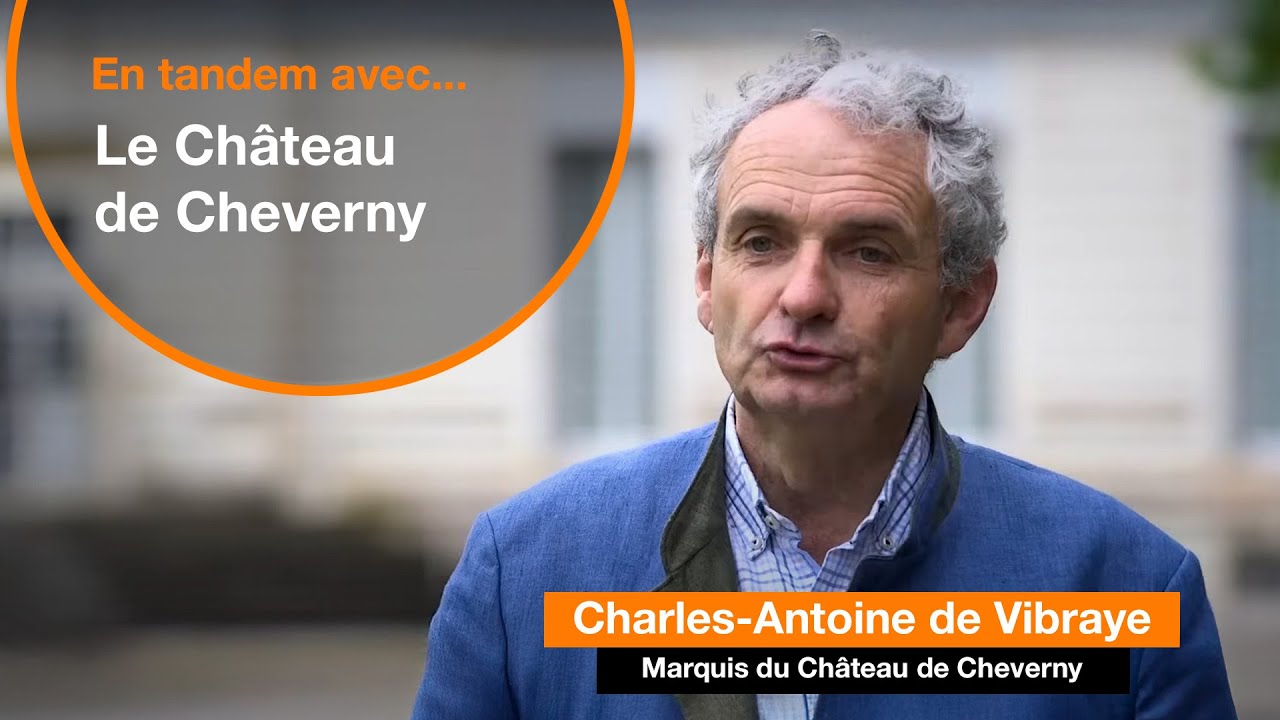 En Tandem avec Charles-Antoine de Vibraye, le marquis du Château de Cheverny