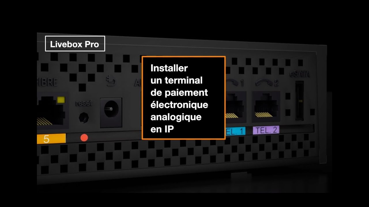 Installer un terminal de paiement analogique en IP
