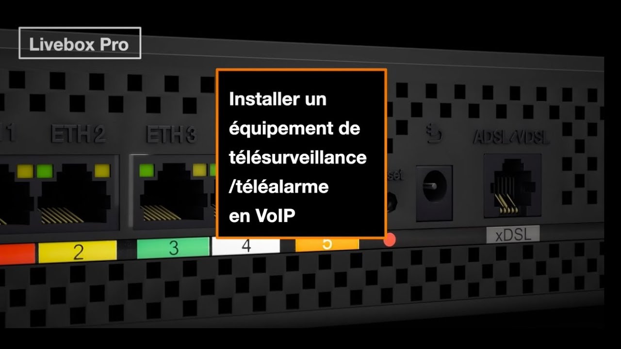 Installer un équipement de télésurveillance / téléalarme en VoIP