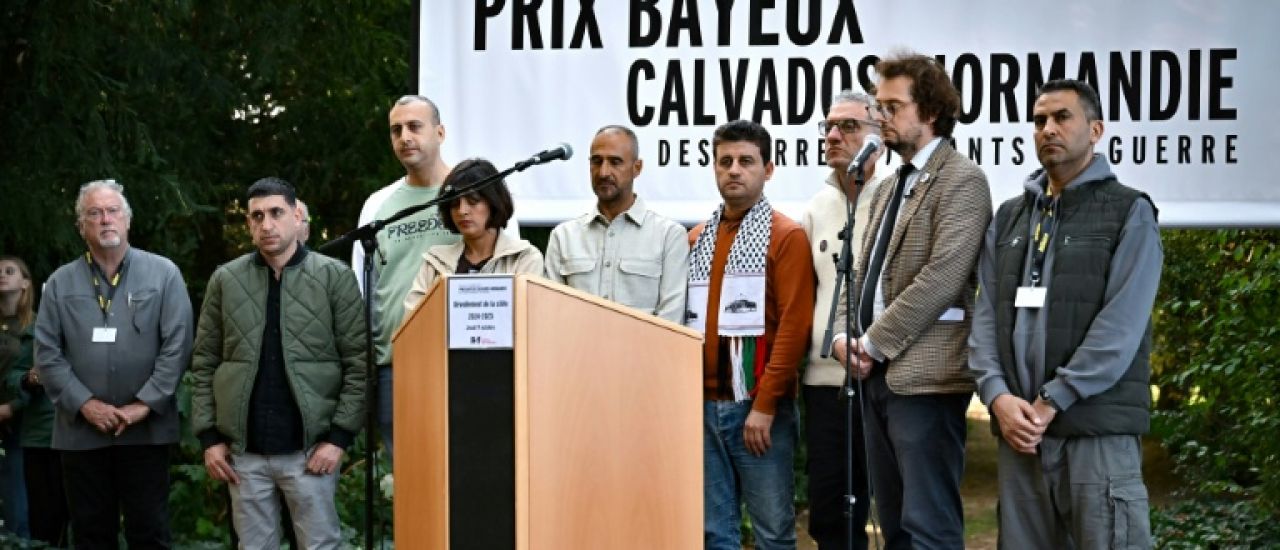 Le courage "sacrificiel" des journalistes gazaouis de l'AFP salué à Bayeux