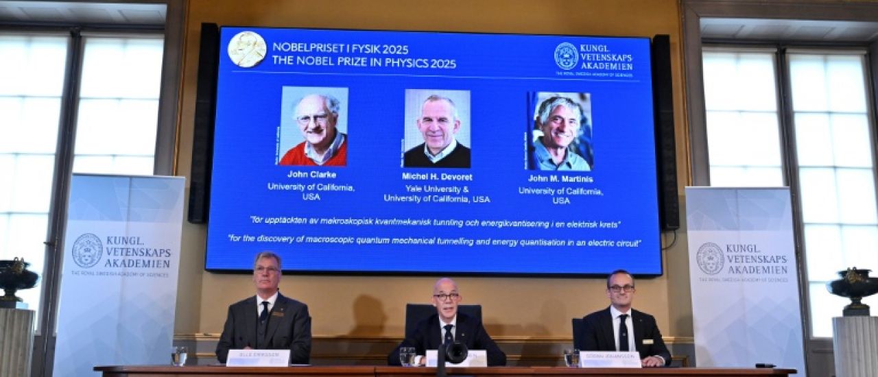 Le Nobel de physique récompense un trio pour sa découverte de l'effet tunnel quantique