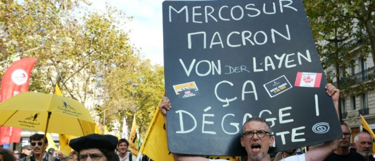 "Mercosur, mort à coup sûr": la Confédération paysanne marche contre le libre-échange