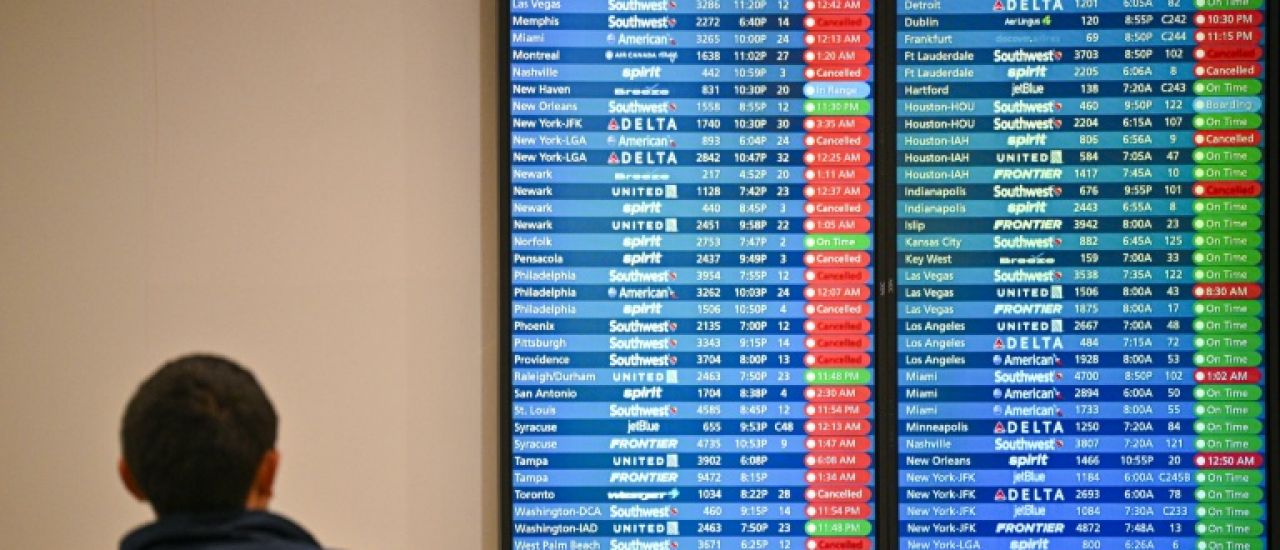 Aux Etats-Unis, la paralysie budgétaire va déclencher l'annulation de milliers de vols