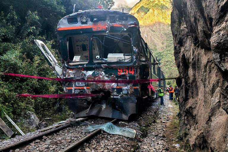 Pérou: au moins un mort et 40 blessés dans un accident de train au Machu Picchu