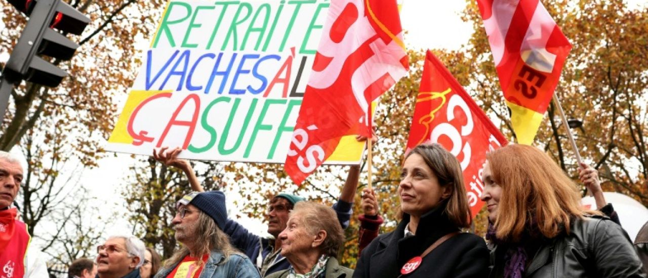 Pouvoir d'achat et santé: des retraités manifestent en plein flou budgétaire